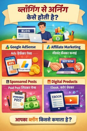 blogging se earning kaise hoti hai